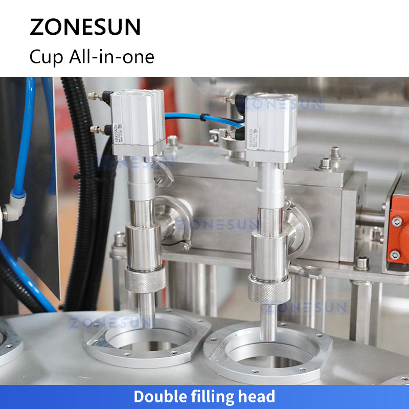 Zonesun ZS-AFS02 Cup Filling and Sealing Monoblock Filling Head