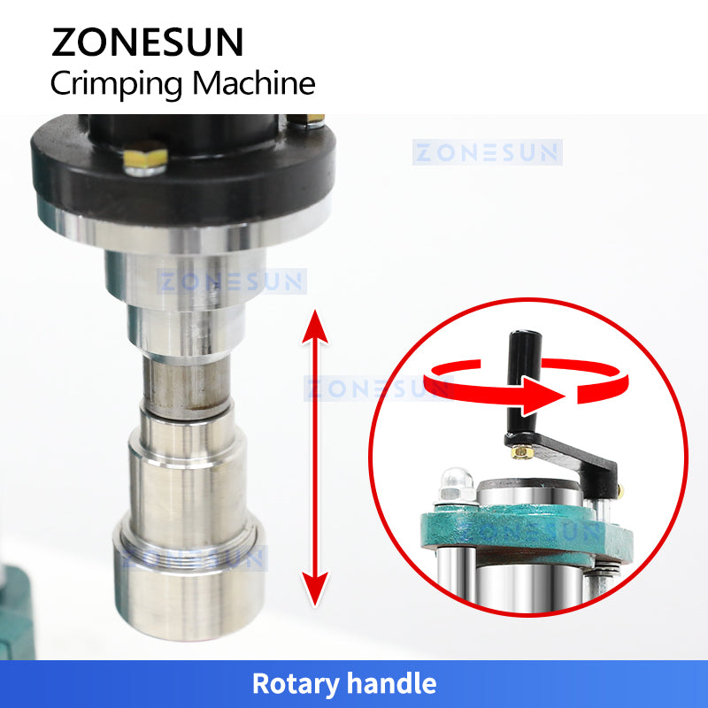 Zonesun ZS-XG60B Crown Capper Height Adjustment Handle