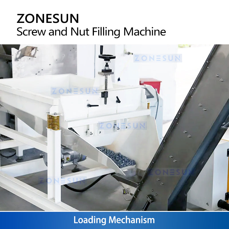 Zonesun ZS-LSM15 Nut and Bolt Packing Machine Loading Mechanism