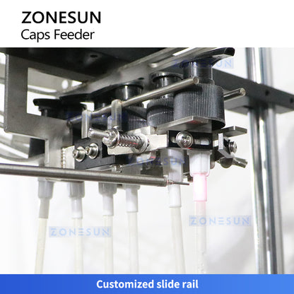 Zonesun ZS-XG445S Pump Bottle Cap Feeding Machine Slide Rail