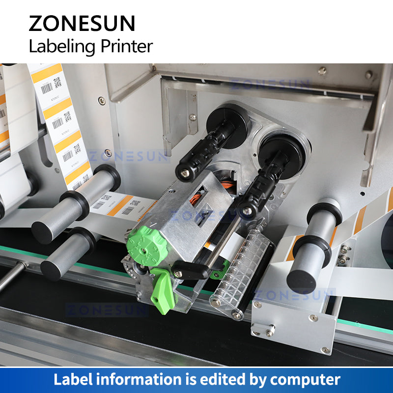 ZONESUN ZS-TB160PO Flat Surface Label Applicator Label Printing