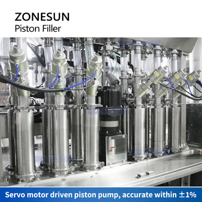 ZONESUN ZS-YT12T-12PX Automatic Piston Filler Piston Pump