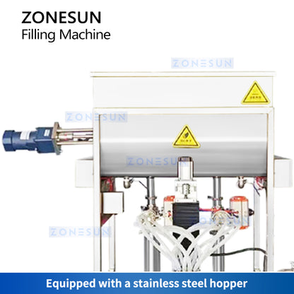 ZONESUN ZS-FM250 Dual-Color Swirl Filling Machine Stripe Filler Hopper