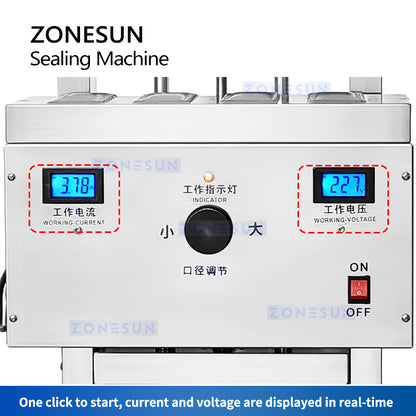 Zonesun ZS-FS2200 Induction Sealer Controls