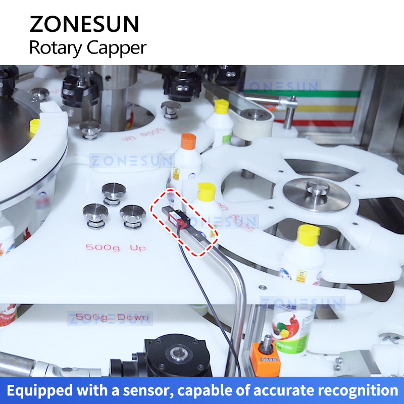Zonesun ZS-XG440Q Rotary Capper Inspection