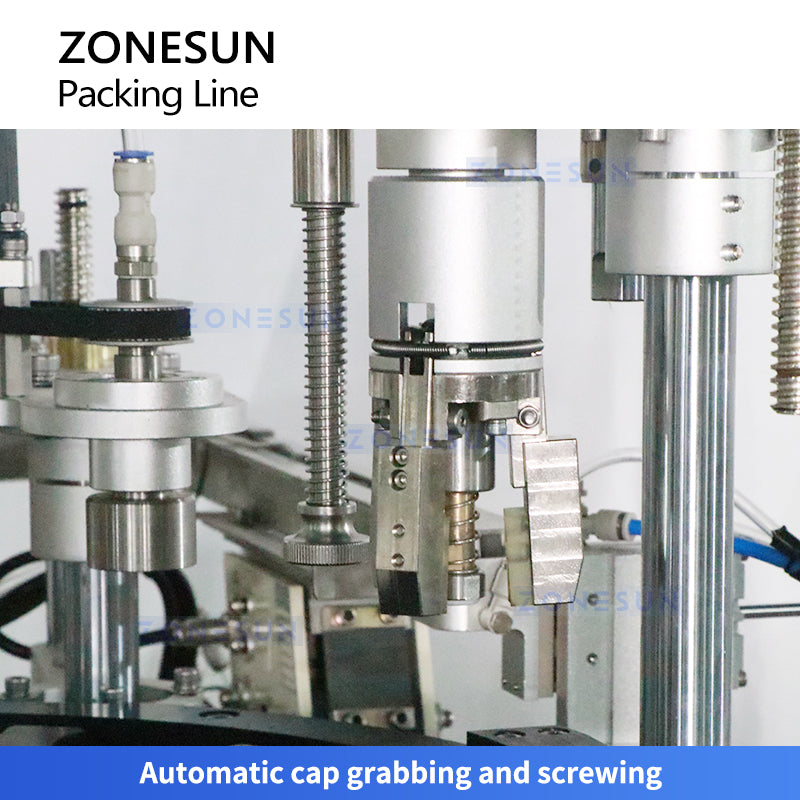 Zonesun ZS-FAL180F4 Rotary Syrup Bottling Line Capping Station