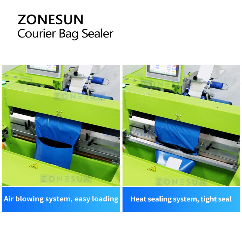 Zonesun Courier Bag Sealer Loding and Sealing