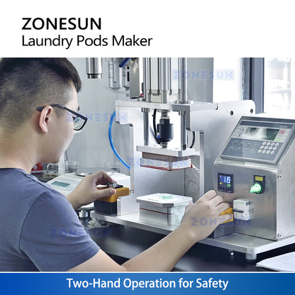 Zonesun ZS-LP1 Laundry Pod Sample Maker Operation