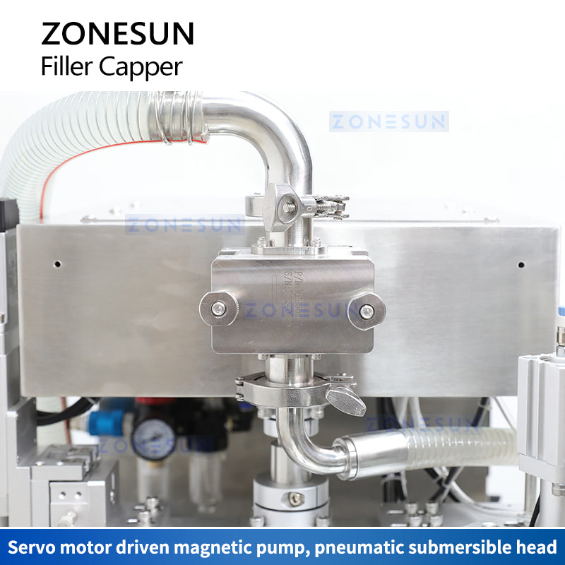 Zonesun ZS-SVFC1 Rotary Filler Capper Magnetic Pump