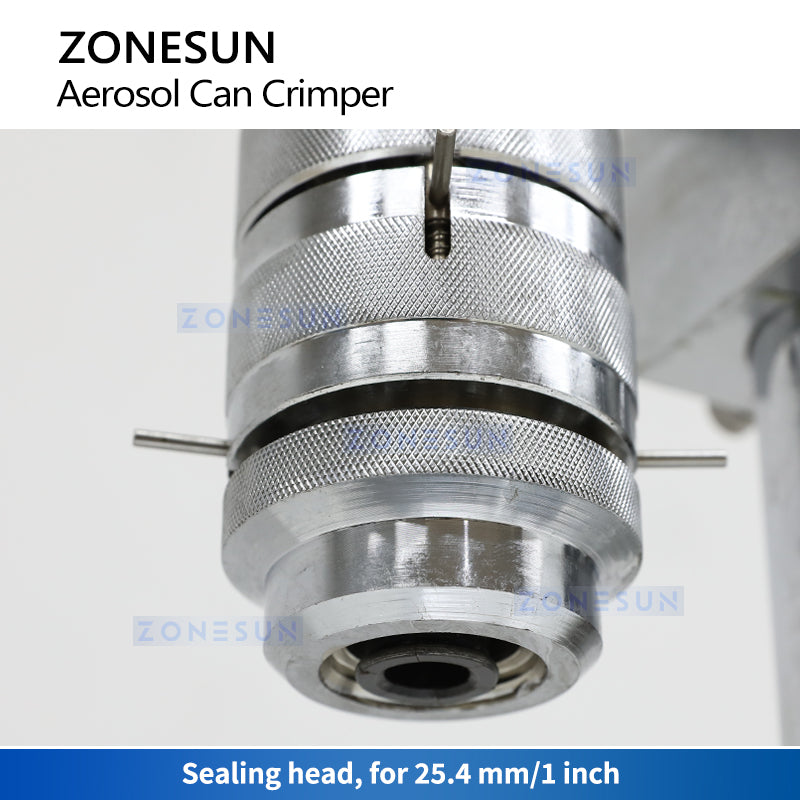 Zonesun ZS-YG25C Aerosol Can Crimper Sealing Head