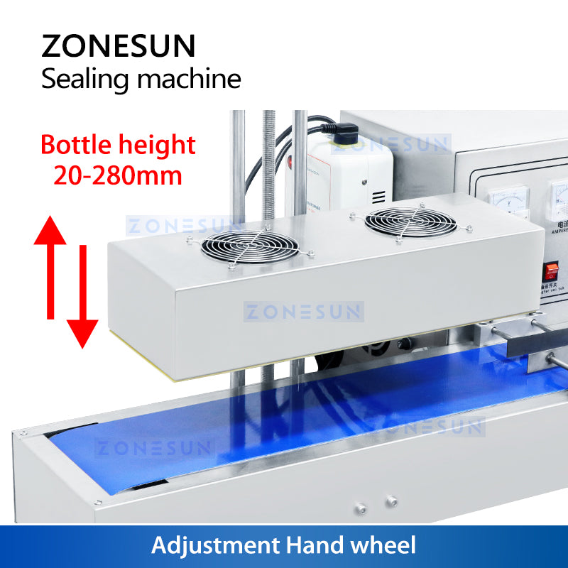 Zonesun ZS-FK3000 Tabletop Continuous Induction Sealer Height Adjustable