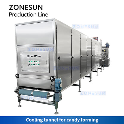 Zonesun ZS-GL150 Gummy Candy Production Line Cooling Tunnel