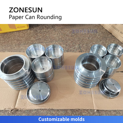 Zonesun ZS-ZGJB6 Paper Tube Curling Machine Customizable Molds