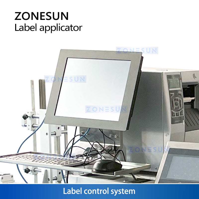 Zonesun Corner Wrap Lable Applicator ZS-TB833C Computer Included