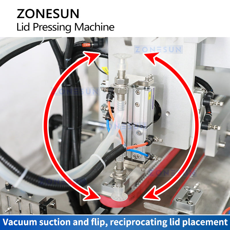 Zonesun ZS-VTYG01 Automatic Lid Pressing Machine Suction