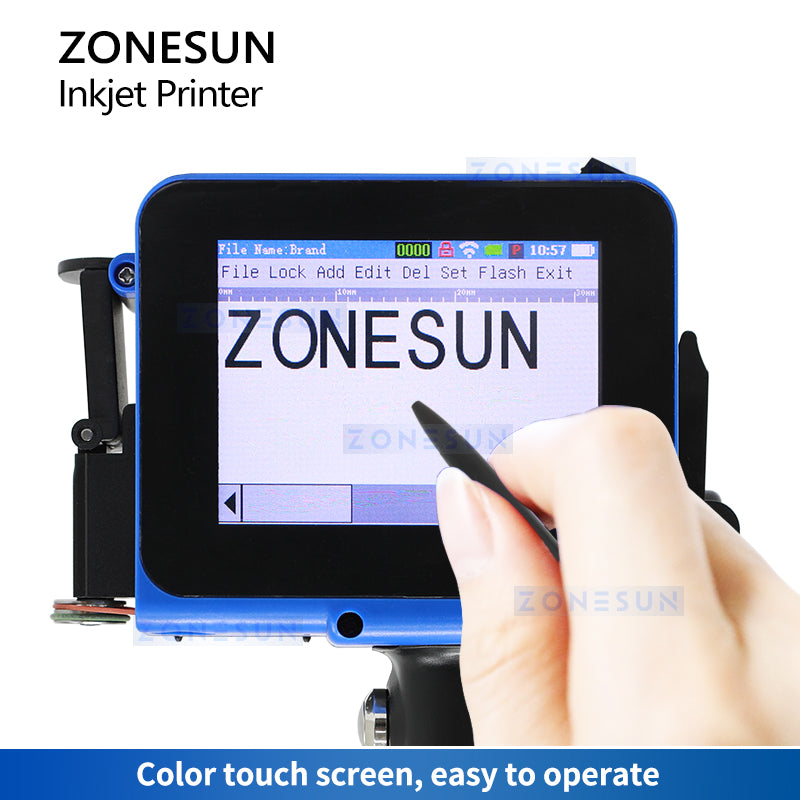 Zonesun ZS-DC1S Mini Inkjet Printer Touch Screen