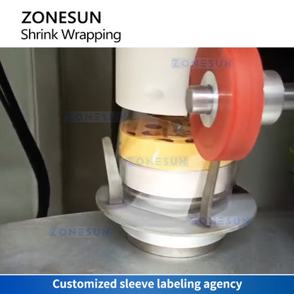 Zonesun ZS-UDTB50 Rotary Shrink Sleeve Labeling Machine Sleeve Label Dispensing Head