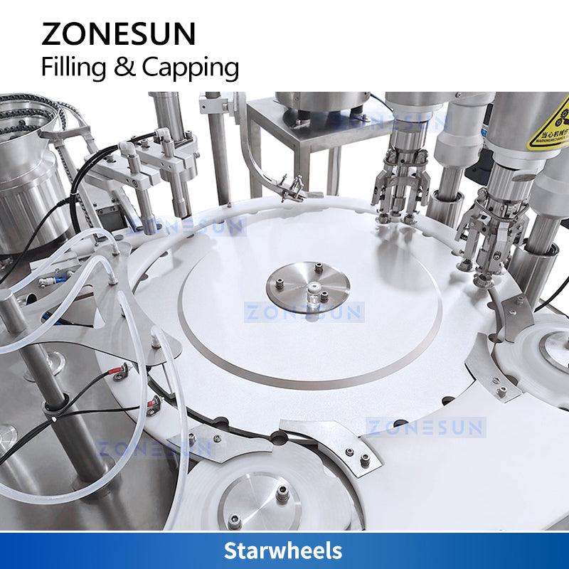 Zonesun ZS-AFC39 Vial Filling and Capping Monoblock Star Wheel