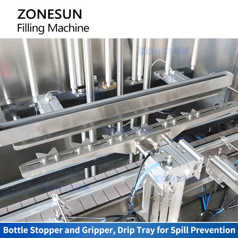 Zonesun ZS-CL6T Automatic Liquid Filling Machine Gripper & Drip Tray