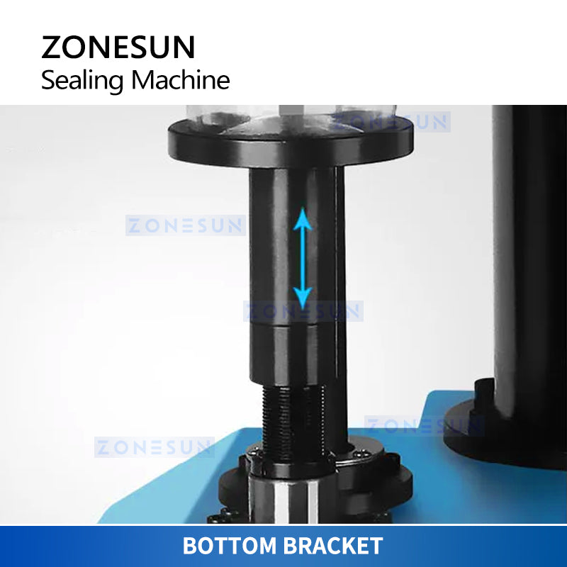 ZONESUN ZS-FK260 Beer Can Seamer Tin Can Sealer Double Seamer Bench Top Cannular