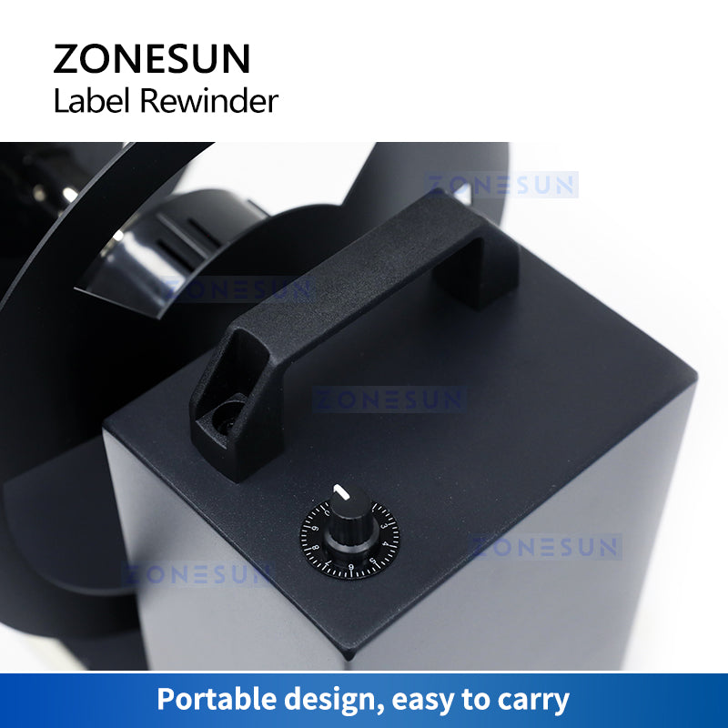 ZONESUN ZS-LRA8 Rebobinador Automático de Etiquetas 