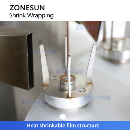 Zonesun ZS-UDTB50 Rotary Shrink Sleeve Labeling Machine Heating Station