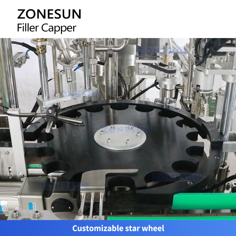 Zonesun ZS-AFC34 Automatic Monoblock Filler Capper for Thick Liquid