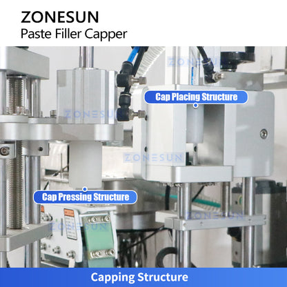 Zonesun ZS-AFC44 Airless Pump Bottles Filling and Capping Machine Monoblock Capping Station