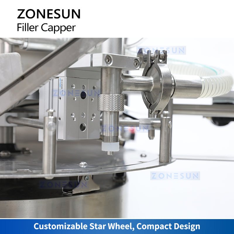 Zonesun ZS-SVFC1 Rotary Filler Capper Filling Head