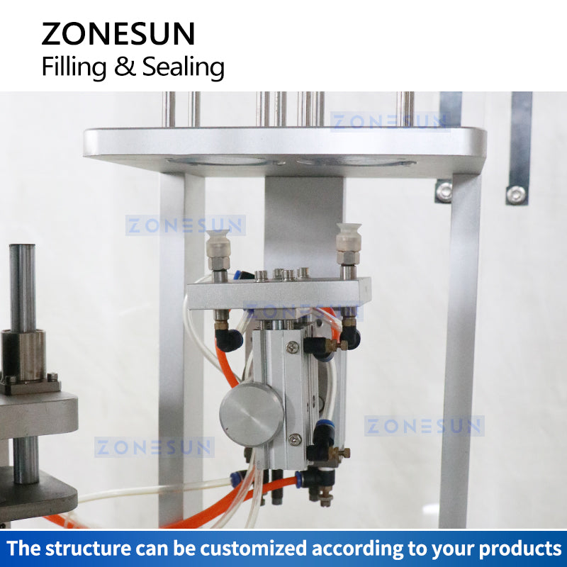 ZONESUN ZS-AFS07 Automatic Cup Filling and Sealing Machine Lid Feeding