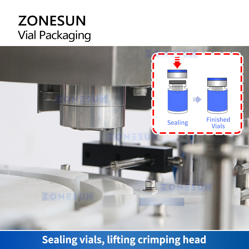 ZONESUN ZS-AFC20 Automatic Vial Packaging Machine Monobloc