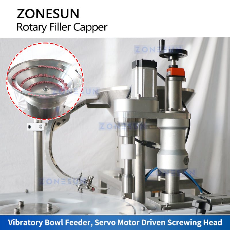 Zonesun ZS-AFC30 Paste & Liquid Filler-Capper Capping Station