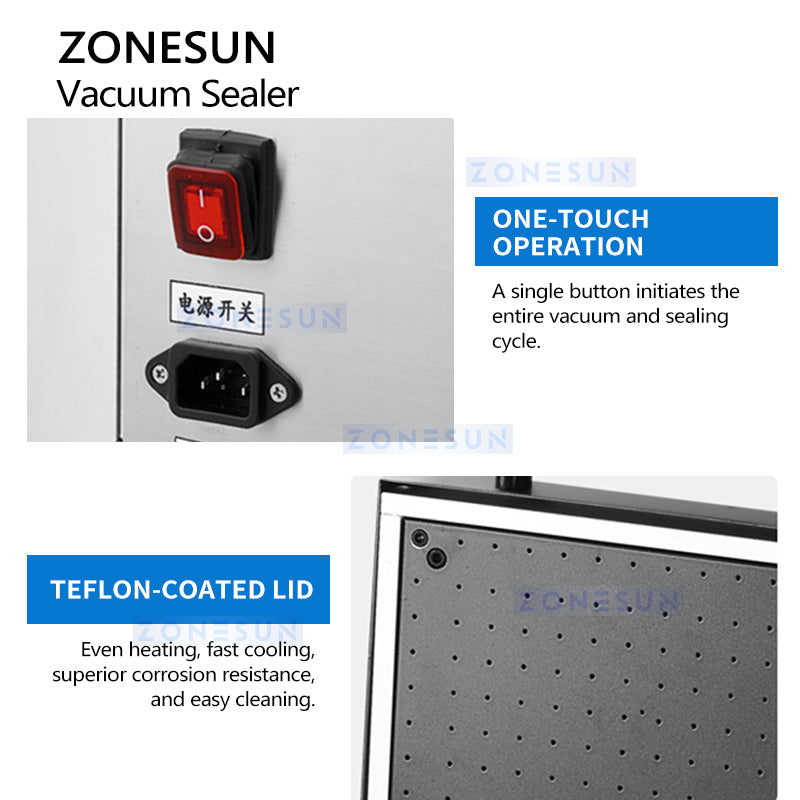 Zonesun ZS-VS240 Vacuum Sealer Details