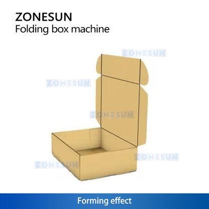 Zonesun ZS-ZH15 Automated Box Folding Machine Forming Effect