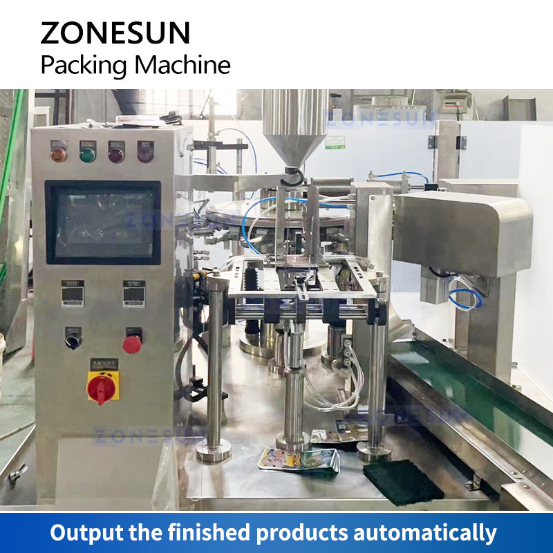 Zonesun Spout Pouch Packaging Machine ZS-BZJ10P Console