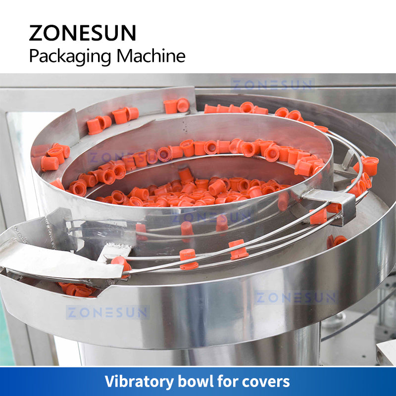 Zonesun Spout Pouch Filling and Capping Machine Bowl Feeder