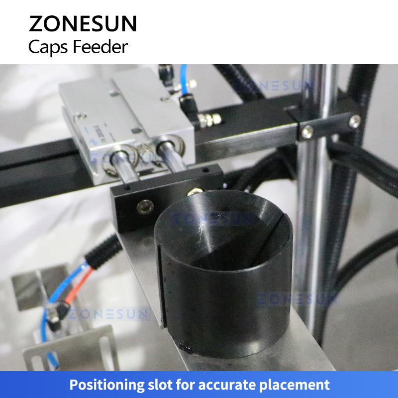 Zonesun ZS-XG445S Pump Bottle Cap Feeding Machine Positioning Slot