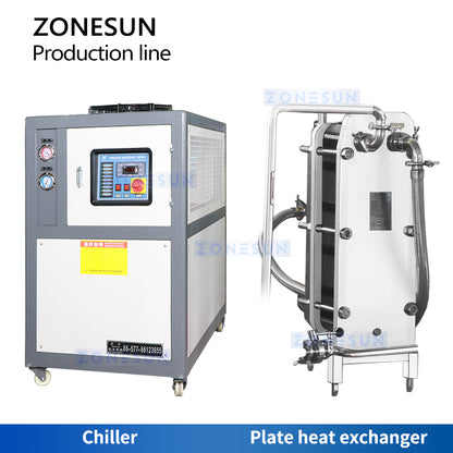 ZS-CDB1 Beer Brewing Equipment Chiller & Plate Heat Exchanger