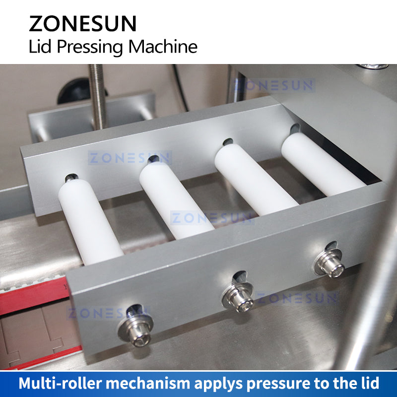 Zonesun ZS-VTYG01 Automatic Lid Pressing Machine Pressing Rollers