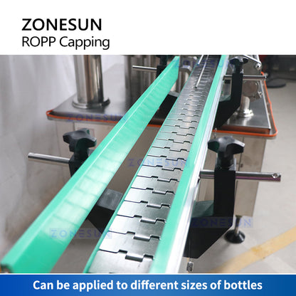 Zonesun ROPP Capping Machine Stainless Steel Conveyor