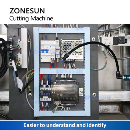 Zonesun ZS-TQ650C Automatic Soap Slab Cutter Soap Bar Cutting Machine Industrial Soap Cutter