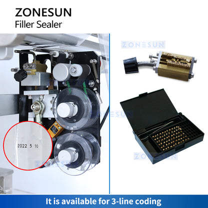 Zonesun ZS-S100RP VFFS Bagger Coding Function