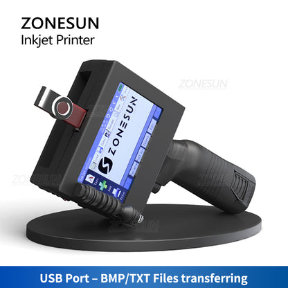 ZONESUN ZS-HIP254 Handheld Multilingual Inkjet Printing Machine Date Coder