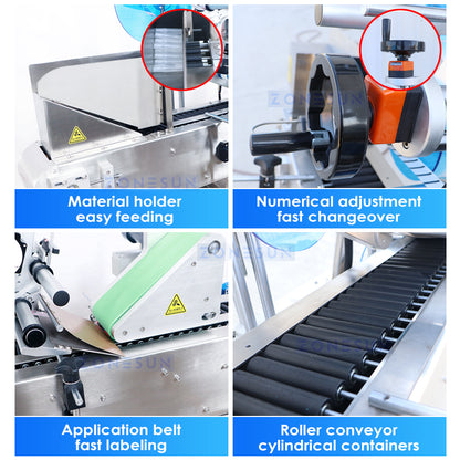 Zonesun ZS-TB823 Horizontal Tube Labeling Machine