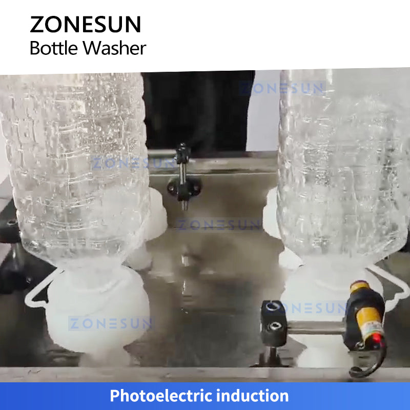 Zonesun ZS-WB4S Semi-automatic Bottle Rinser Sensor