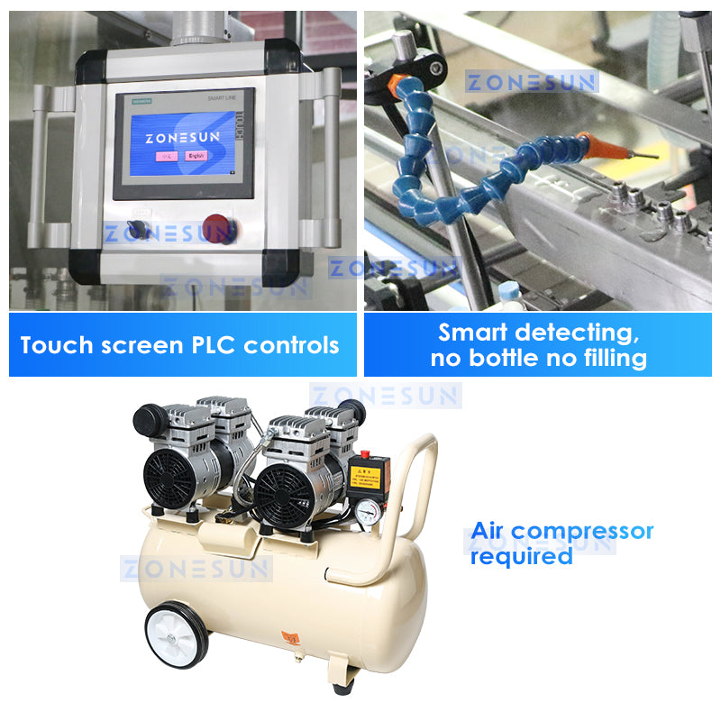 ZONESUN ZS-YT12T-12PX Automatic Piston Filler Controls