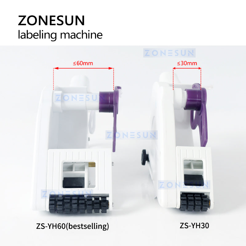 Zonesun handheld label applicator options