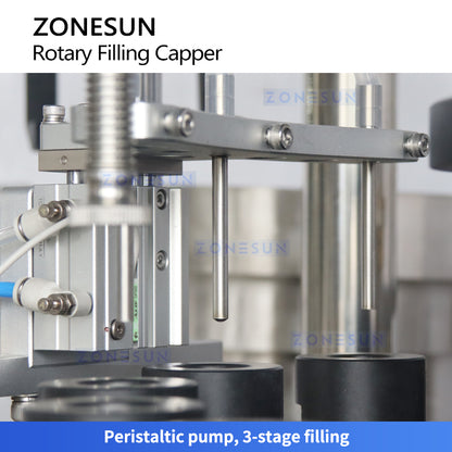 Zonesun ZS-FAL180F3 Rotary Filler Capper Monoblock 3-stage Filling
