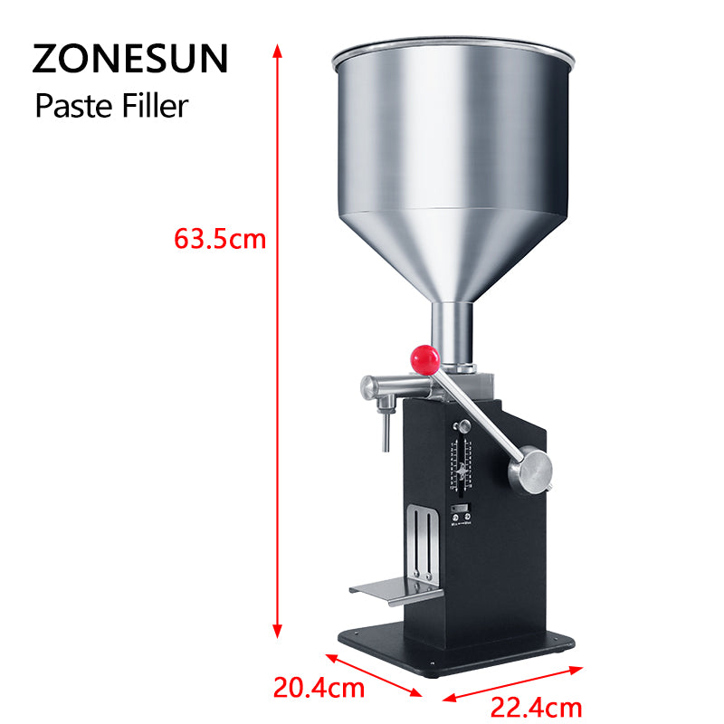 Llenadora de pasta manual ZONESUN ZS-MGT1S