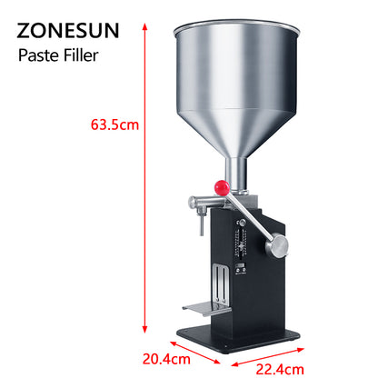 ZONESUN ZS-MGT1S Máquina de enchimento de pasta manual 